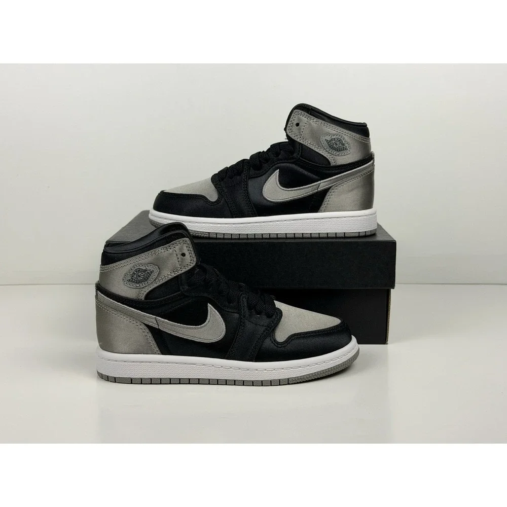 Jordan 1 Retro High OG (PS) Satin Shadow‎ Size 13c Black/Grey FD5304-010